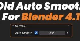 Blender 4.1 Old Auto Smooth v1.0.2 Addon FREE Download