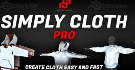 Blender 4.x Simply Cloth Pro v3.3 Crack 2024 Download