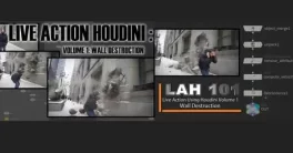 CGcircuit Houdini Live Action Wall Destruction Course Download