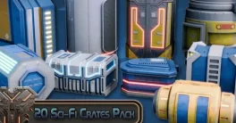 Blender UE Massive Stylized Sci-Fi Crate Pack Crack Download