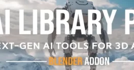 Blender Ai Library Pro v1.2 Cracked (Blender 4.3) Download