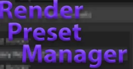 Render Preset Manager v3.0 (Blender 4) Cracked Download