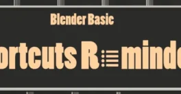 Blender Basic Shortcuts Reminder v1.0.2 Cracked Download