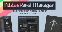 Addonpanel Manager v1.3.0 Cracked (Blender 4) Download